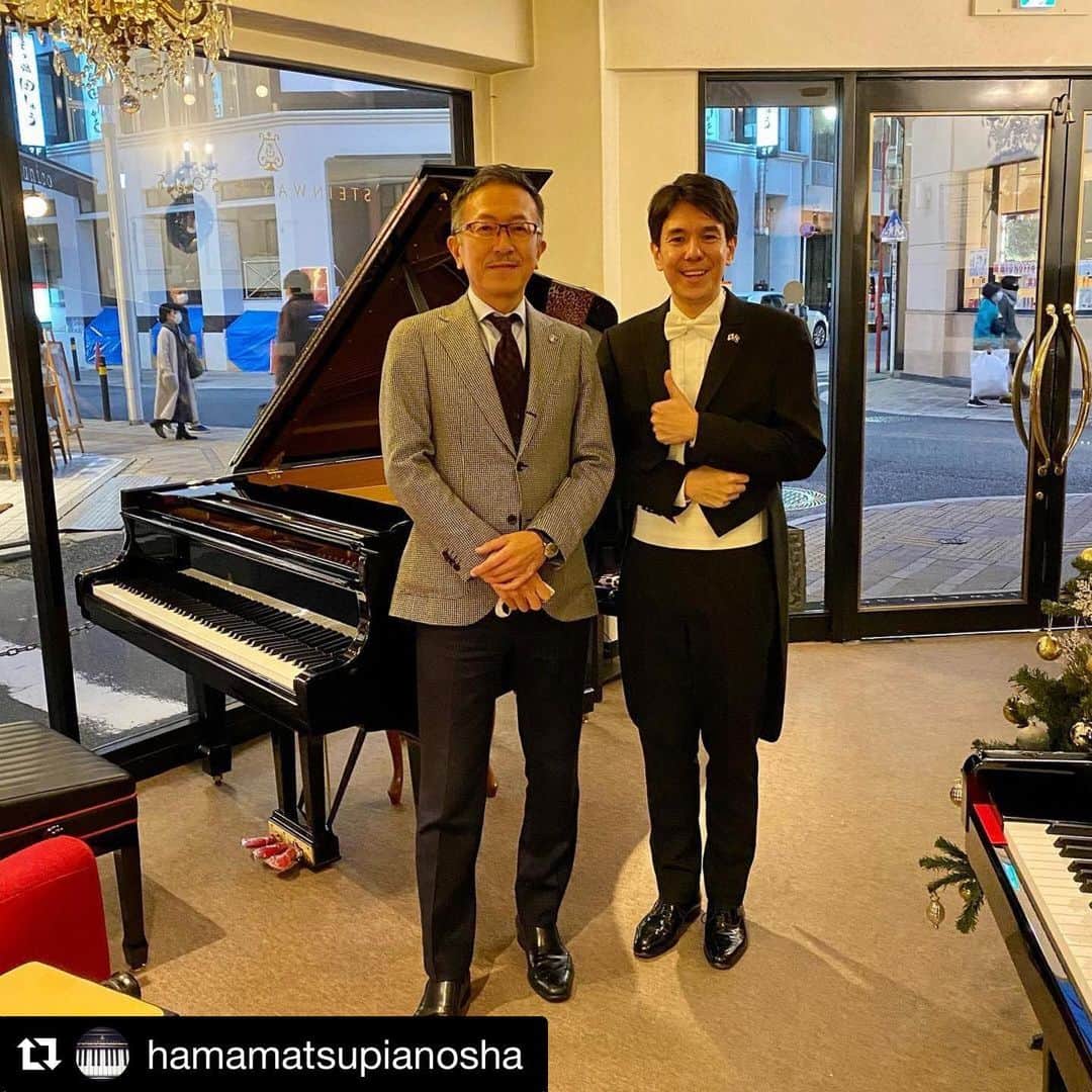 のインスタグラム：「Thank you very much! #repost @hamamatsupianosha」