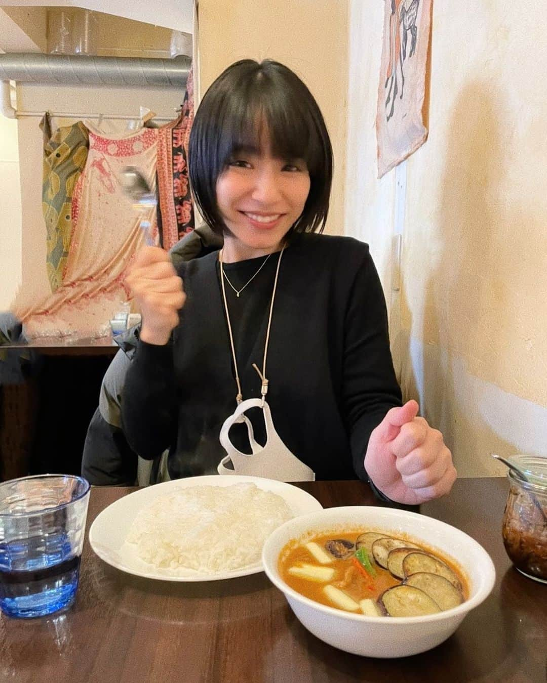 生越千晴さんのインスタグラム写真 - (生越千晴Instagram)「🍛 カレーっていつでも美味しいなぁ 카레는 언제나 맛있네~」1月9日 17時30分 - chiharu_ogoshi