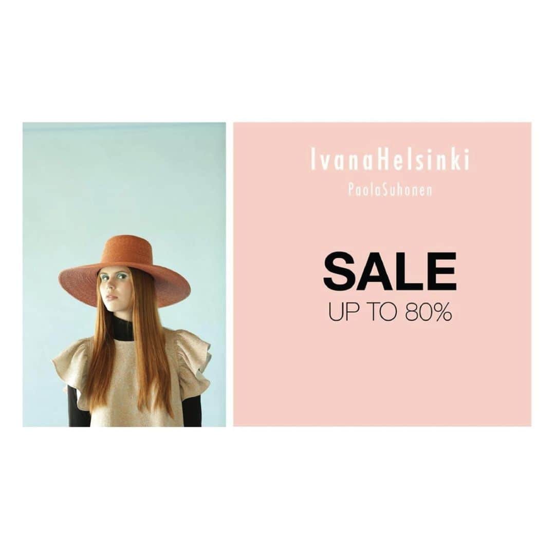 イヴァナ ヘルシンキのインスタグラム：「KAUAN ODOTETTU Ivana Helsinki Studio Sale!⁠ ⁠ TORSTAI-LAUANTAI⁠ ⁠ 14.1. 10-20⁠ 15.1. 10-20⁠ 16.1. 10-20⁠ ⁠ Huom! Pidennetyt aukioloajat⁠ Joka päivä uusia tuotteita⁠ Tarjolla kuplivaa, Lapsille ohjattu lapsiparkki⁠ ⁠ Myynnissä uniikkeja näytösvaatteita, mallikappaleita, aikaisempien mallistojen⁠ aarteita, metrikankaita, uuden malliston eriä,⁠ asessoreja ja muita ihania löytöjä⁠ ⁠ TODELLA EDULLISESTI///⁠ ALENNUKSET JOPA 80%⁠ ⁠ meillä käy kortti & käteinen⁠ ⁠ Ivana Helsinki House & Gallery Shop⁠ Palopirtintie 15, 00930 Helsinki」