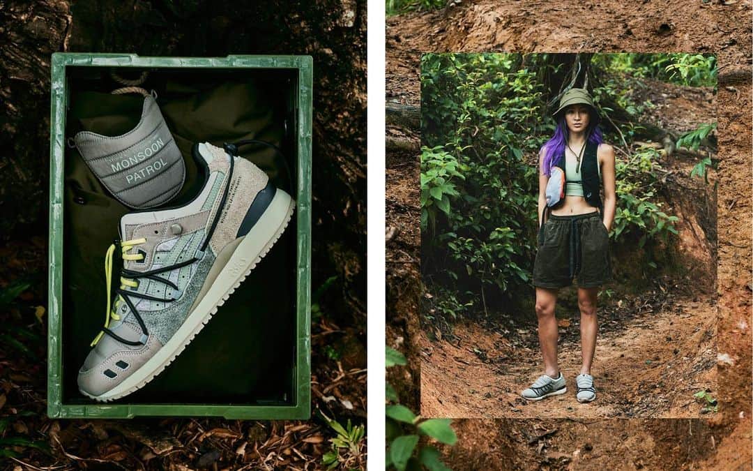 KICKS LAB. [ Tokyo/Japan ]のインスタグラム：「ASICS SPORTSTYLE l "GEL-LYTE III OG ASICS SPORTSTYLE x SBTG x LIMITED EDT MONSOON PATROL 2" Lichen Green/Piedmont Grey l Available on the January 19th in Store and Online Store. #KICKSLAB #キックスラボ」