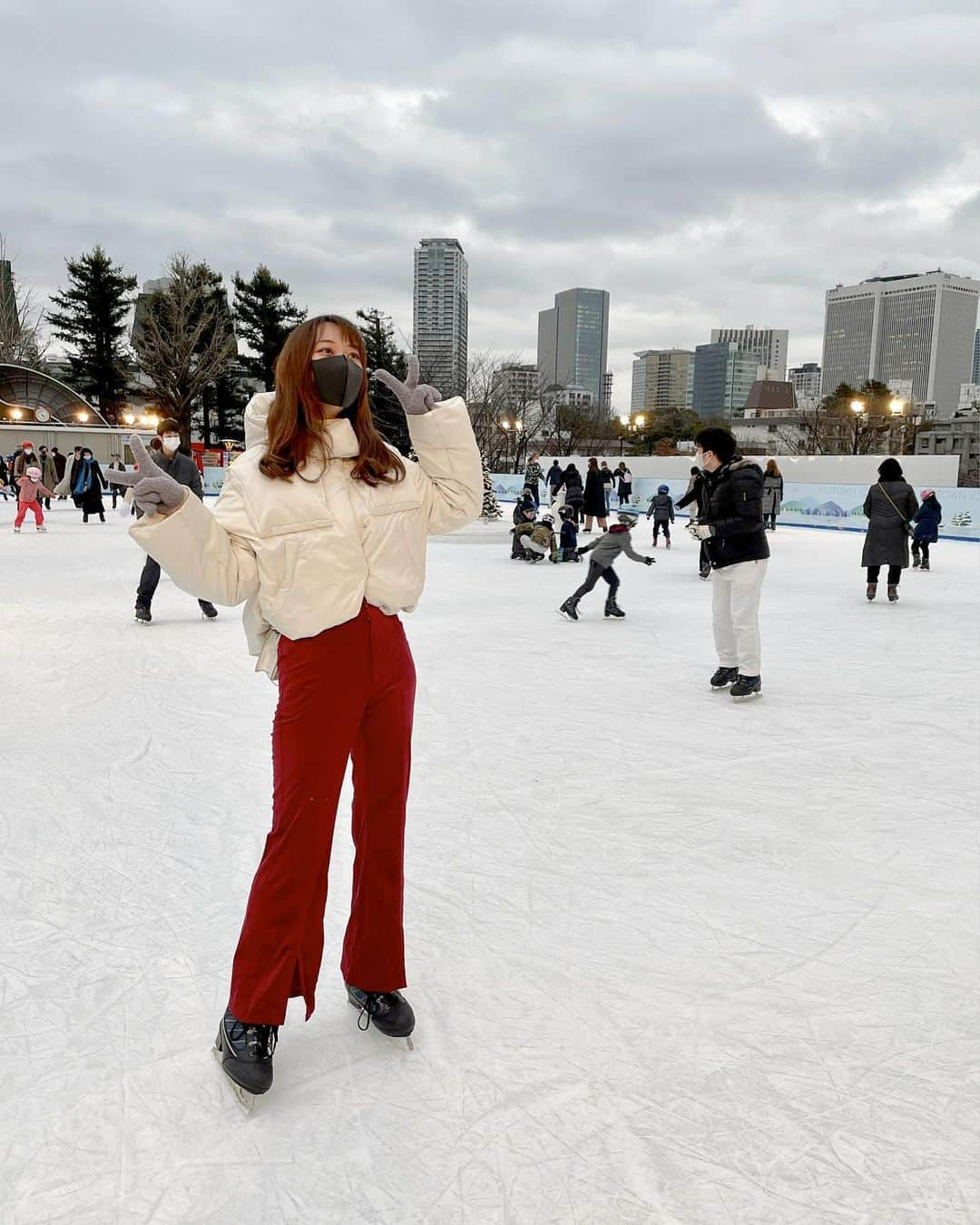 瀬名ひなのさんのインスタグラム写真 - (瀬名ひなのInstagram)「2年ぶりくらいにスケートしてきた⛸❄️  寒くて疲れるけど、楽しいね！！！！」1月9日 19時55分 - hinan0n