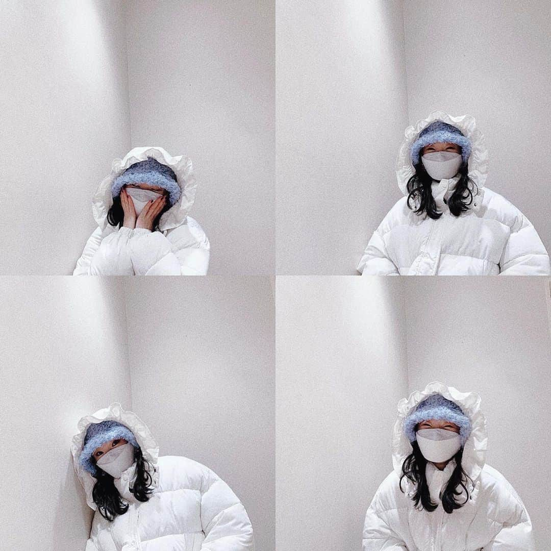 井田彩花さんのインスタグラム写真 - (井田彩花Instagram)「🤍⛄️この冬寒すぎてダウン初めて買った🥺 ダウンデビュー✌🏻❄️ほんと寒いわぁ🥺」1月9日 21時26分 - idaayakatan