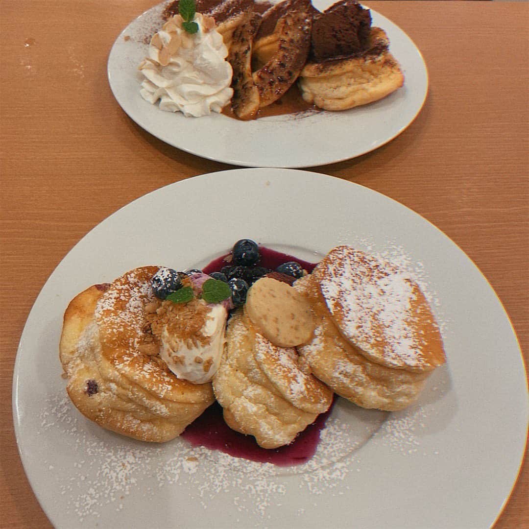 西山なずなのインスタグラム：「パンケーキ大好き」