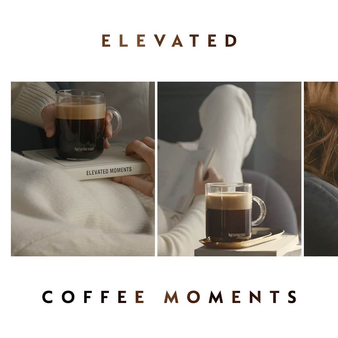 Nespressoのインスタグラム：「Elevating every coffee moment, it’s a journey. One you take with very cup, that elevates your routine into a ritual, a moment into a movement with taste and purpose.  #Witheverycup #Nespresso」