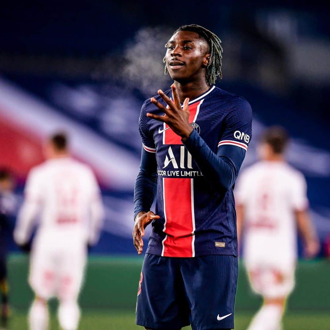 リーグ・アンさんのインスタグラム写真 - (リーグ・アンInstagram)「🤖 @moise_kean 🤖 Le @psg s'impose face au @stadebrestois29 pour le retour de @pochettino au Parc 🔙🏟️✅ ! Prochain match mercredi, face à l'@olympiquedemarseille pour le #TDC2020 💥 🏆 !  🆚 #PSGSB29 (3-0)   PSG win 3-0 against Brest - they're back in action Wednesday against Marseille! • • #Ligue1UberEats #Kean #MoiseKean #PSG #ParisSaintGermain #ParcdesPrinces #PSGOM #TropheeDesChampions #Paris」1月10日 8時58分 - ligue1ubereats