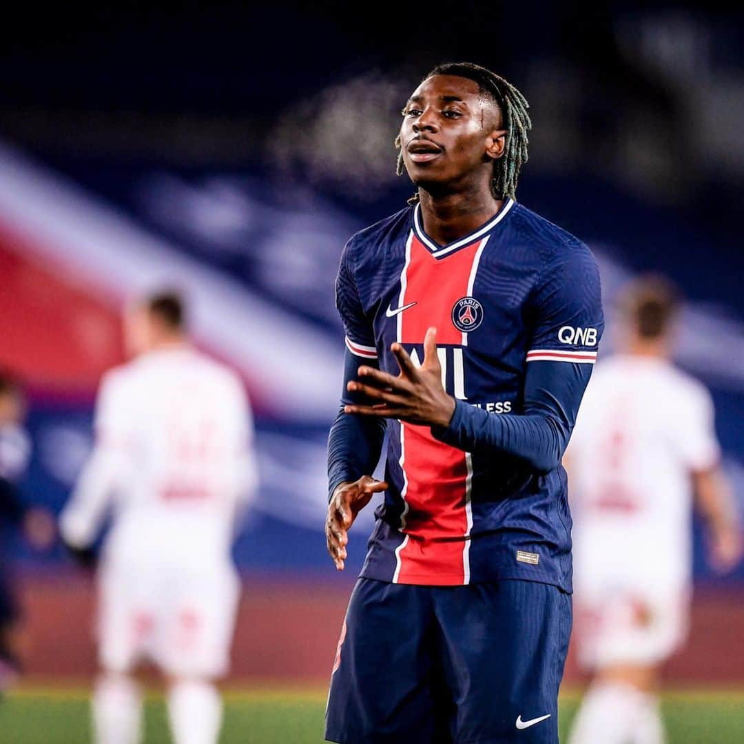 リーグ・アンさんのインスタグラム写真 - (リーグ・アンInstagram)「🤖 @moise_kean 🤖 Le @psg s'impose face au @stadebrestois29 pour le retour de @pochettino au Parc 🔙🏟️✅ ! Prochain match mercredi, face à l'@olympiquedemarseille pour le #TDC2020 💥 🏆 !  🆚 #PSGSB29 (3-0)   PSG win 3-0 against Brest - they're back in action Wednesday against Marseille! • • #Ligue1UberEats #Kean #MoiseKean #PSG #ParisSaintGermain #ParcdesPrinces #PSGOM #TropheeDesChampions #Paris」1月10日 8時58分 - ligue1ubereats