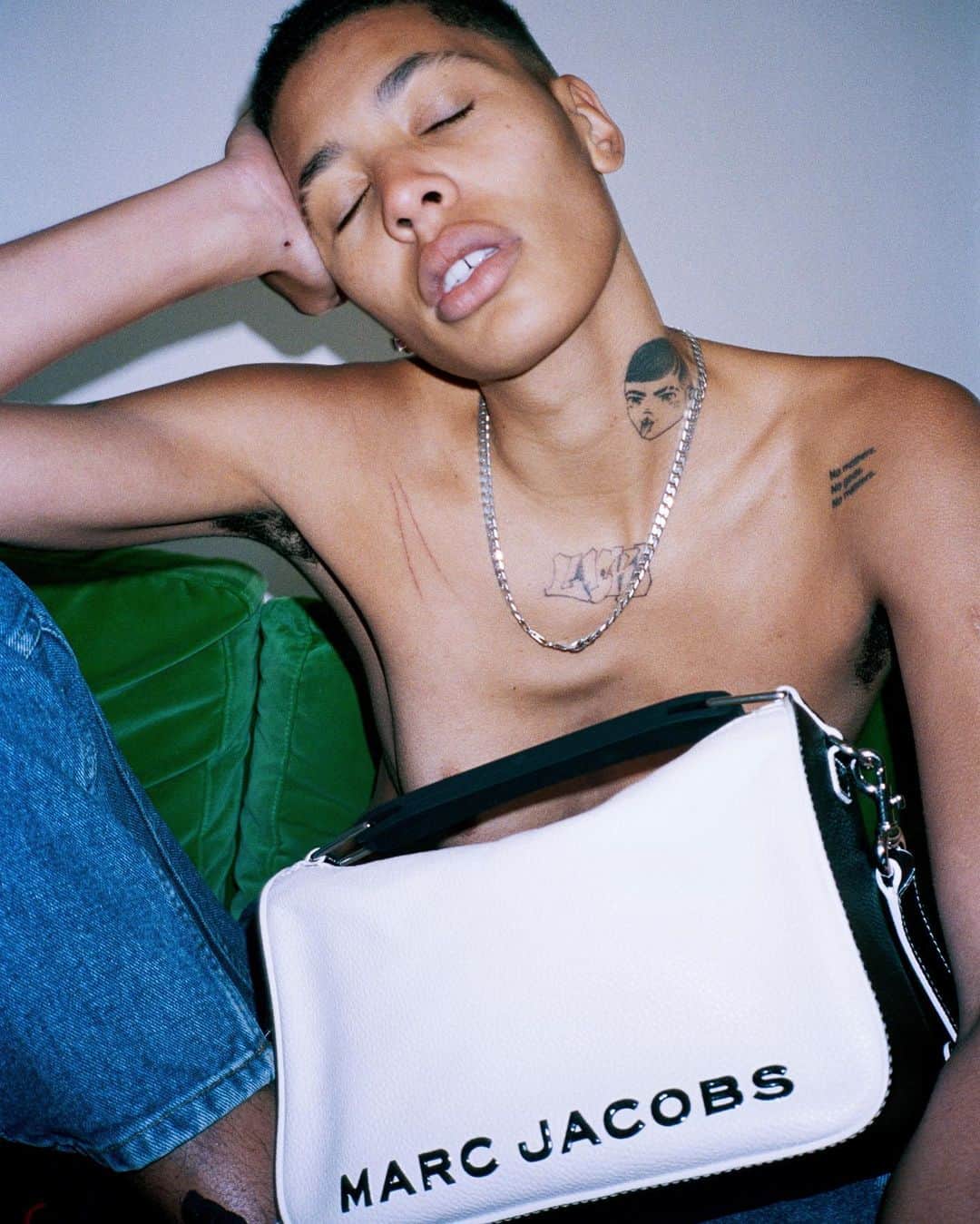 Marc Jacobsのインスタグラム：「Kai-Isaiah Jamal with THE SOFTBOX.  Photographed by @IndigoLewinStudio Styled by @EmersonDanielle  December 9, 2020 in London, England.」