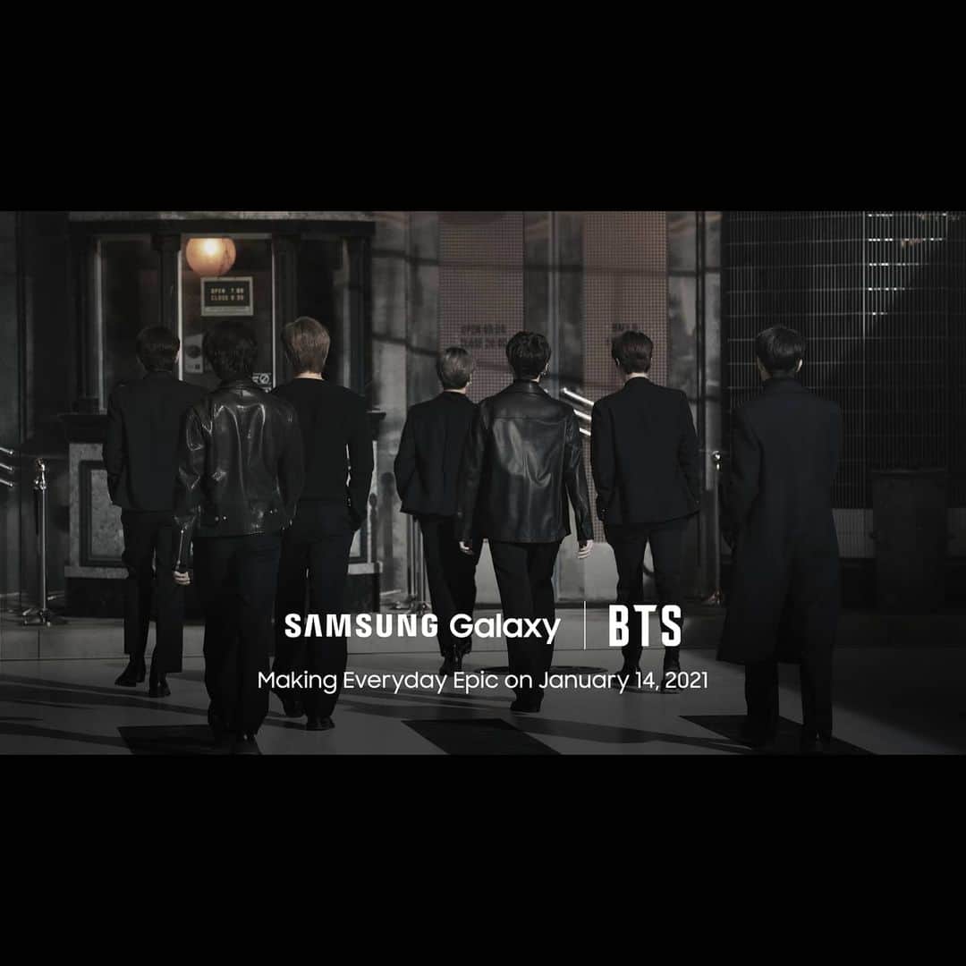 Samsung Mobileのインスタグラム：「What can we say? It’s gonna be epic. 😉 Tune in to #SamsungUnpacked, January 14, at samsung.com #GalaxyxBTS」