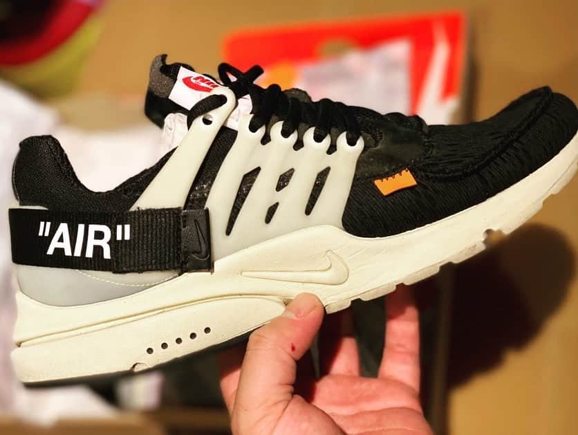 峰竜太さんのインスタグラム写真 - (峰竜太Instagram)「ゲット‼️🤩 OFF-WHITE×NIKE AIRPRESTO THE TEN 初期モデル めっちゃプレ値‼️🤣 #offwhite  #nike #airpresto  #theten  #プレ値 #大人スニーカー #大人値段 #飾らずに履くスタイル #履きやすさが一番 #自慢の一足 #俺のプレ値を足していく #知らんけど」1月9日 23時58分 - ryuta.4320