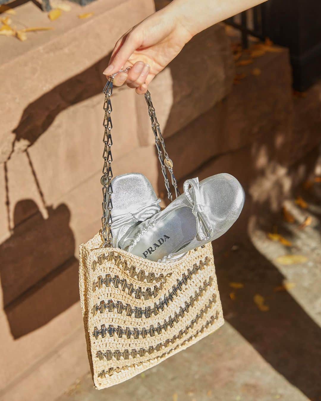 Saks Fifth Avenueのインスタグラム：「The @prada is out of the @pacorabanne bag. These are the finishing touches that you'll be carrying everywhere. #SaksStyle」