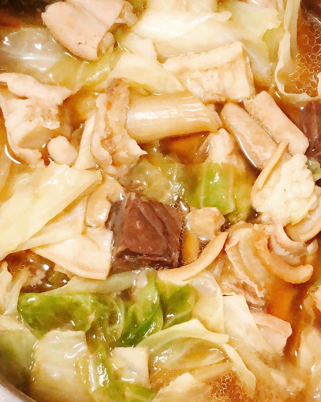 田上よしえのインスタグラム：「久々に肉が食べたくて肉のハナマサへ。 モツ鍋＼(^o^)／　肉？」