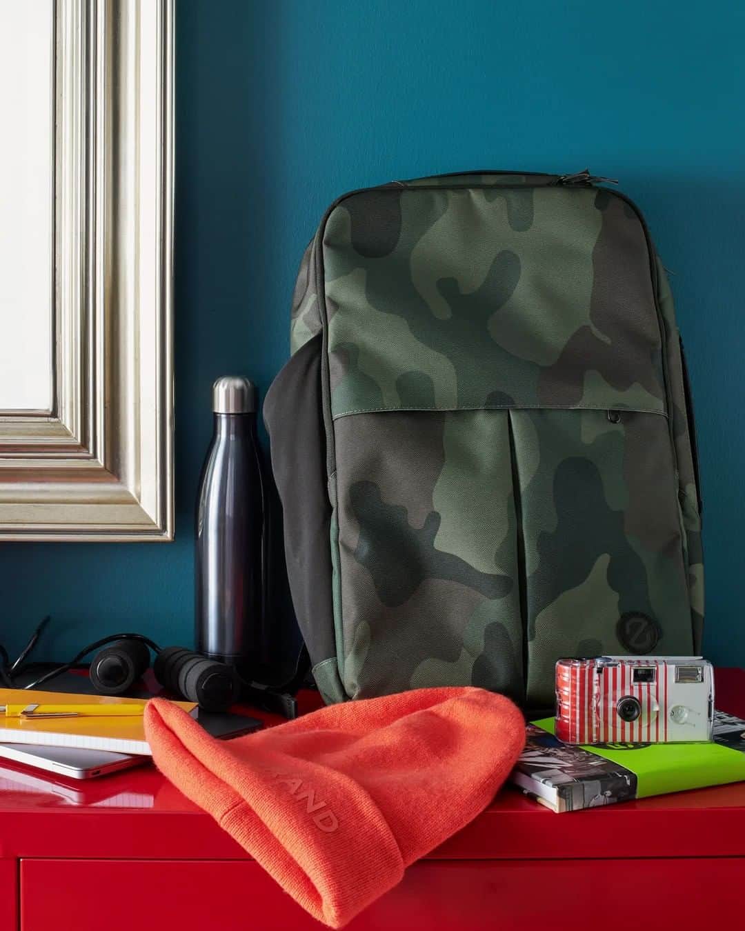 Cole Haanのインスタグラム：「With its smartly designed storage, our ZERØGRAND Slim Convertible Backpack may seem bottomless, but it will fill up—eventually.」