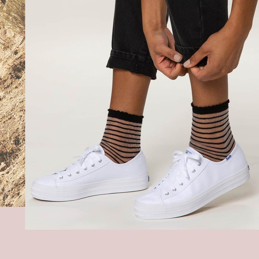 Kedsのインスタグラム：「Classic style with a little extra oomph. Tap to shop the Triple Kick platform sneaker.」