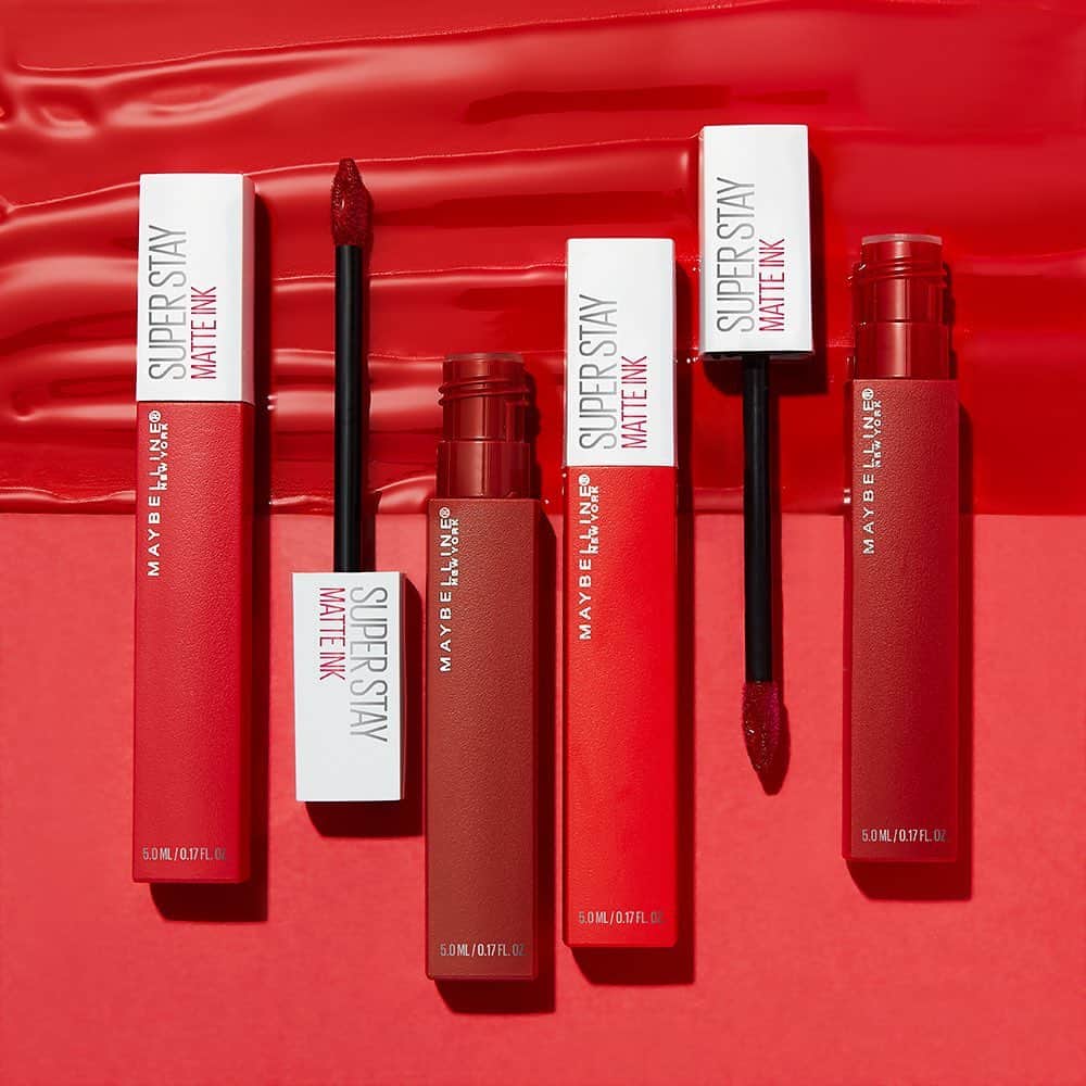 Maybelline New Yorkさんのインスタグラム写真 - (Maybelline New YorkInstagram)「Calling all #superstaymatteink lovers! Our new spiced edition collection is available in warm, spicy hues. Are you adding these new lippies to your collection? 💋」1月10日 3時15分 - maybelline