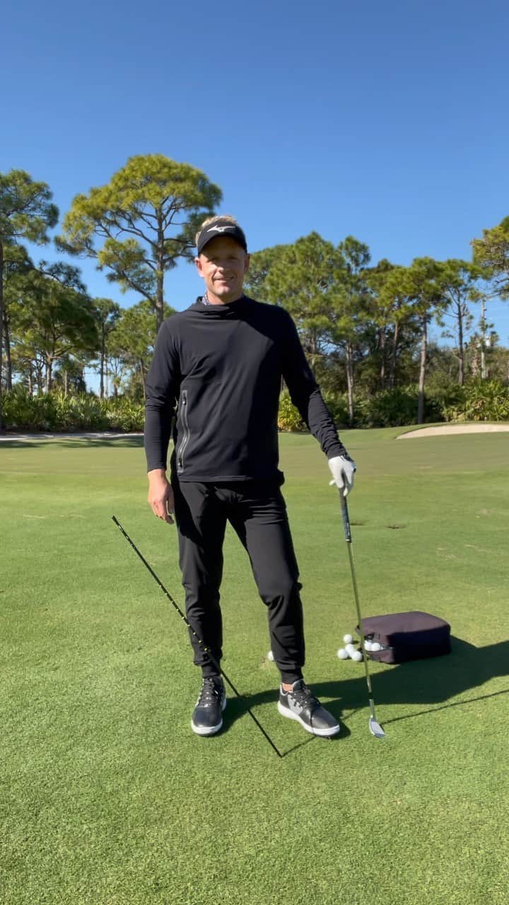 ルーク・ドナルドのインスタグラム：「Here’s a simple LD tip on working on your path in pitching and short game #LDTips #path #betterstrike #moreconsistency #morebirdies」