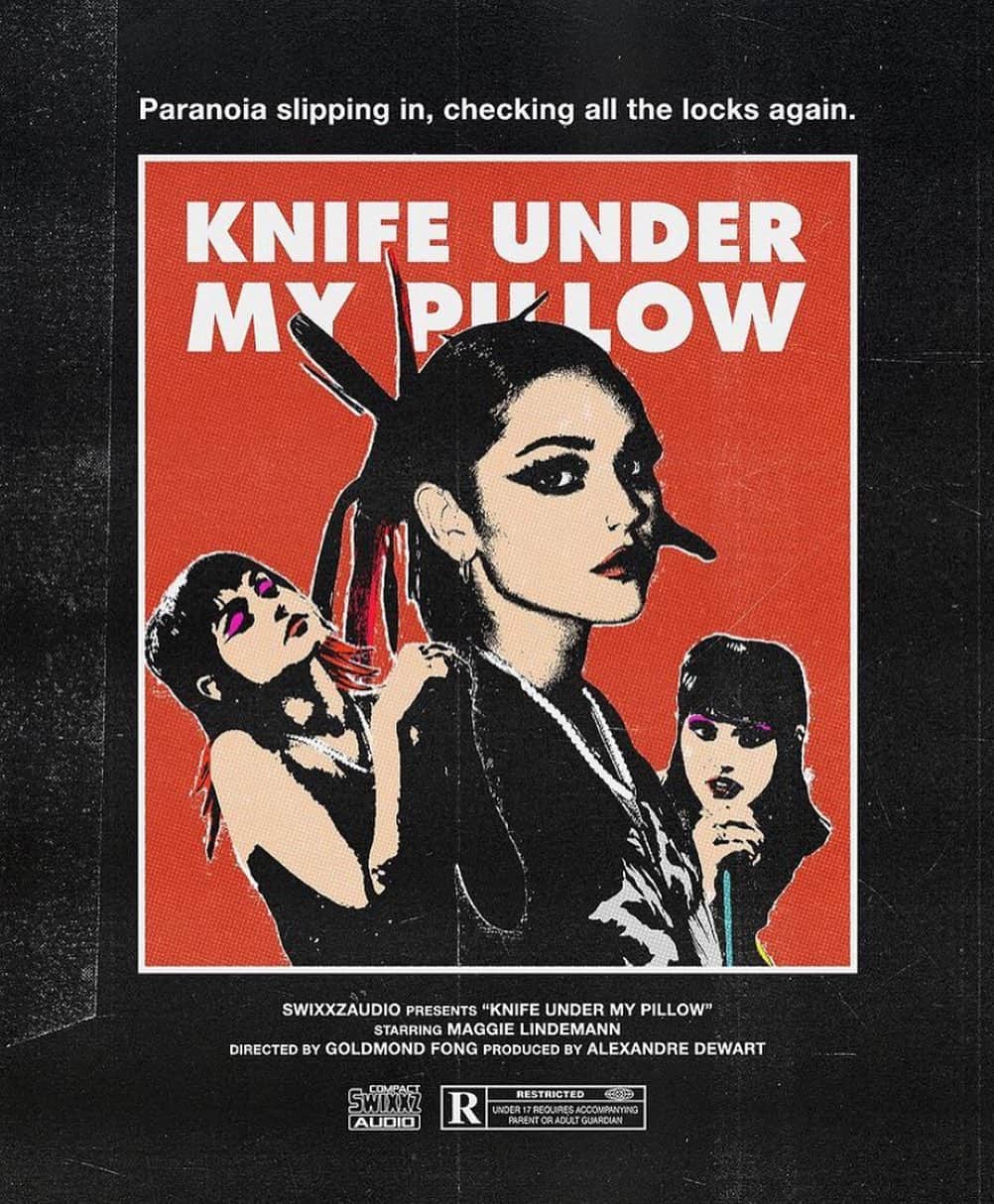 のインスタグラム：「have you watched the knife under my pillow mv yet?」