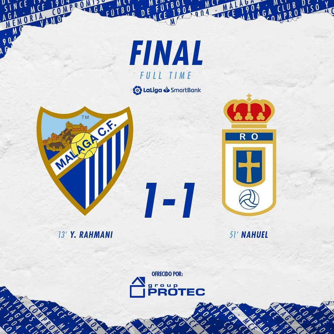 マラガCFさんのインスタグラム写真 - (マラガCFInstagram)「#MálagaCF 1 (@yanis_rahmani10) - #RealOviedo 1 (Nahuel)  👉 Ofrecido por @protec_distribuciones   #MálagaRealOviedo⚽ #MCFLive」1月10日 4時18分 - malagacf