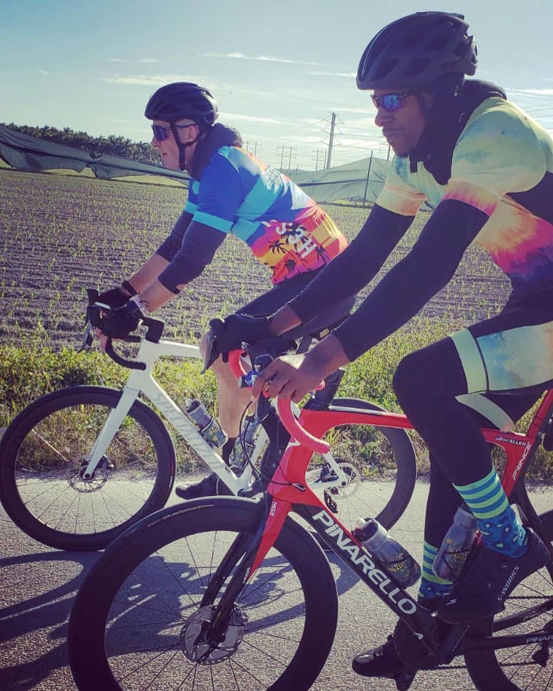 レイ・アレンのインスタグラム：「If you told me I would be riding 50 miles on a regular basis I would’ve told you that you got the wrong dude! Why is it that we tell people we can’t do something and we haven’t even tried it?🤔 NIKE! (Just do it) You will be surprised at what you accomplish in your life, all because you just got started! #100isnext」