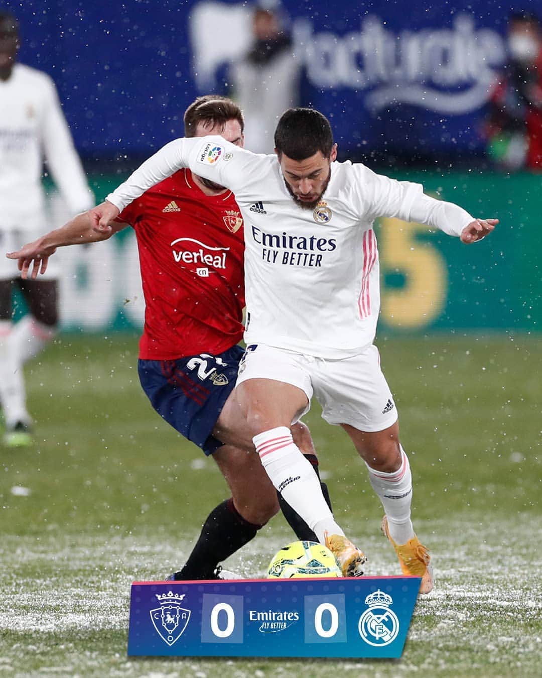 レアル・マドリードさんのインスタグラム写真 - (レアル・マドリードInstagram)「Osasuna 0-0 Real Madrid #Emirates • #HalaMadrid」1月10日 6時51分 - realmadrid