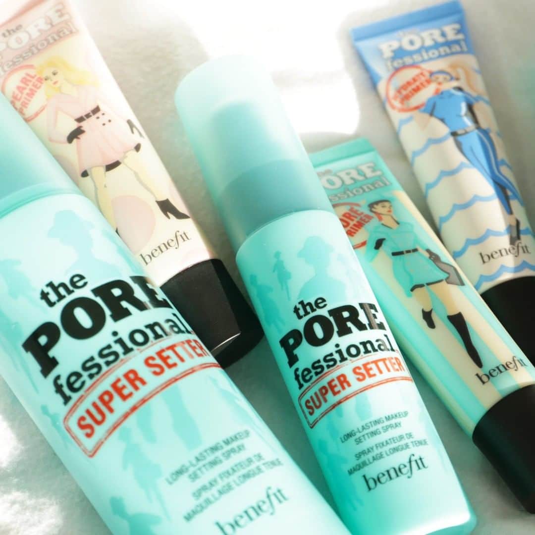 Benefit Cosmetics UKさんのインスタグラム写真 - (Benefit Cosmetics UKInstagram)「Prime AND set with our POREfessional family 👏   Dry, dull or oily skin no more 🙅‍♀️ No matter the dilemma, we've got a skin solution that'll instantly blur your pores and keep your makeup locked on! POREblems: solved ✔️」1月10日 17時00分 - benefitcosmeticsuk