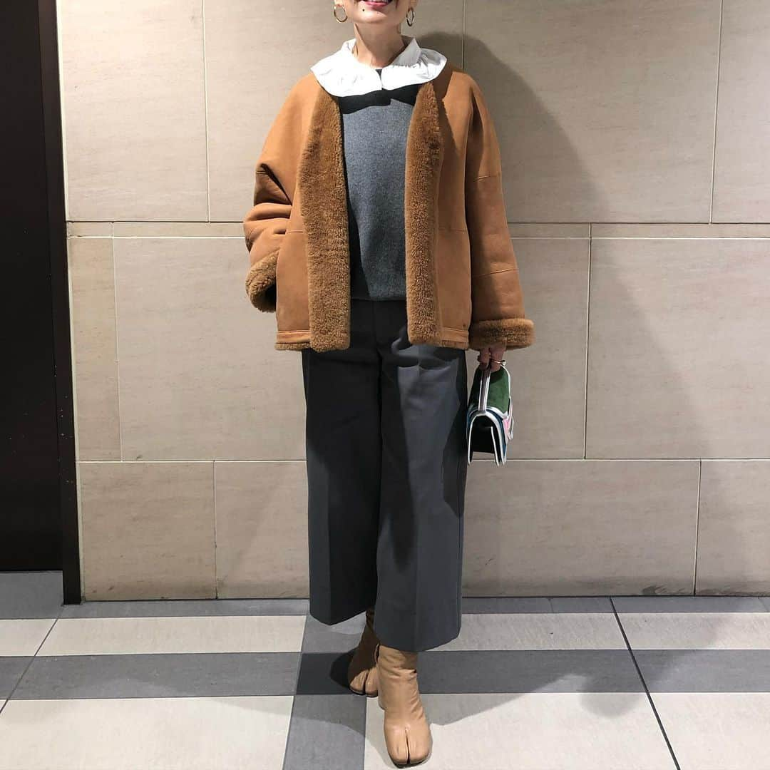 chikako0824さんのインスタグラム写真 - (chikako0824Instagram)「タビコーデ🤎  #maisonmargiela  #ebure  #drawer  #cod」1月10日 17時15分 - chikako0824