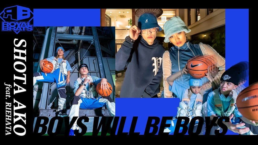 RIEHATAさんのインスタグラム写真 - (RIEHATAInstagram)「#1 SHOTA 【BOYS WILL BE BOYS】 🧢 @shota_ako   Full video on YouTube👉 arb Link in my bio  ついに本日開幕‼️ @dleague_official   aRB ALBUMをYouTubeで観て @avex_royalbrats の試合を10倍楽しんでください💙🌈」1月10日 17時46分 - riehata