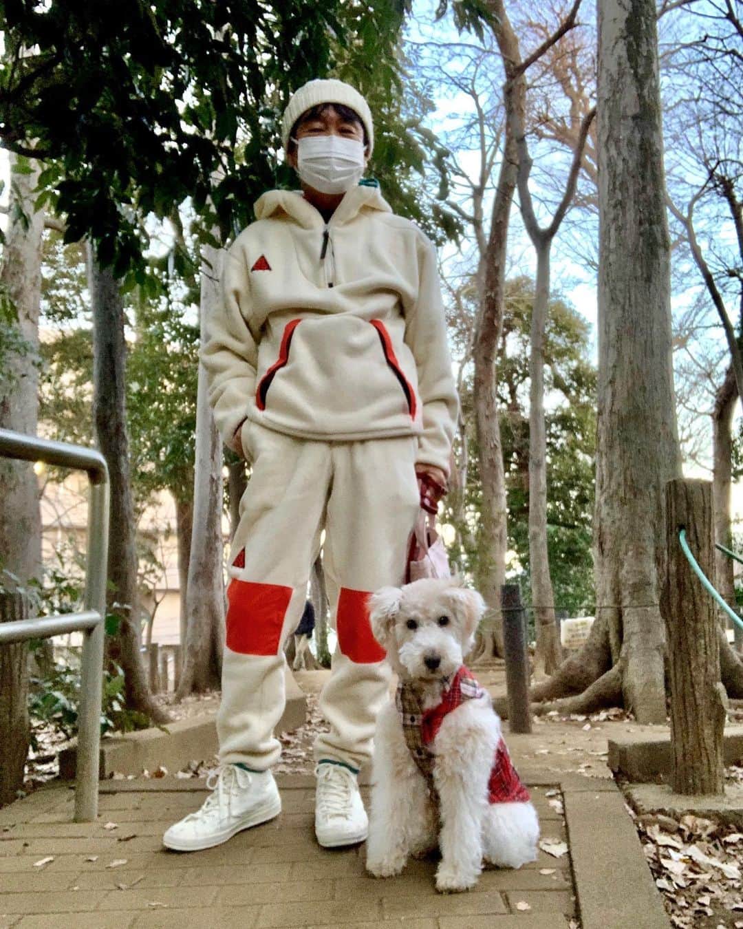 設楽洋さんのインスタグラム写真 - (設楽洋Instagram)「ケリーと公園散歩…😊🐶☀️  #kelly #ケリー #terrier #愛犬 #散歩 #NikeACG #converse」1月10日 18時21分 - taracyan3