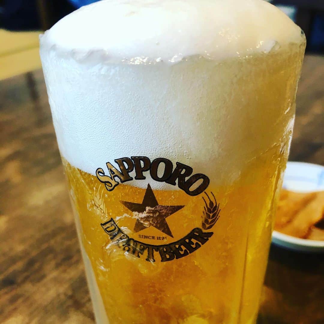 須賀勇介のインスタグラム：「俺なりの厄除け。  #昼ビール」