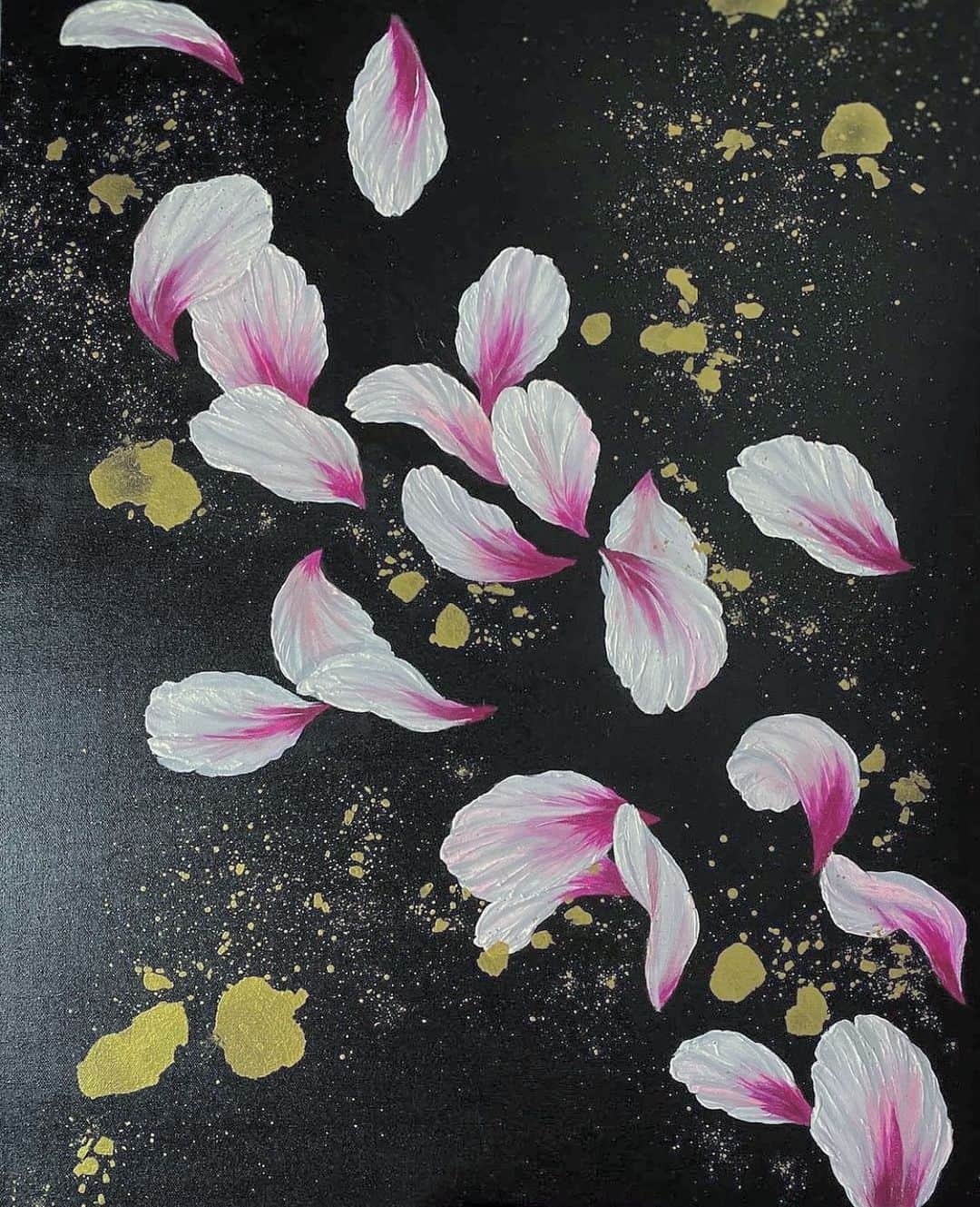 澤田友美さんのインスタグラム写真 - (澤田友美Instagram)「. I drew the beauty of Japan 🌸👘🇯🇵  The materials are crystal powder and acrylic paint. . . #drawing #painting #art #cherryblossom #sakura #japanese  #japan_of_insta」1月10日 14時22分 - tomomi__sawada