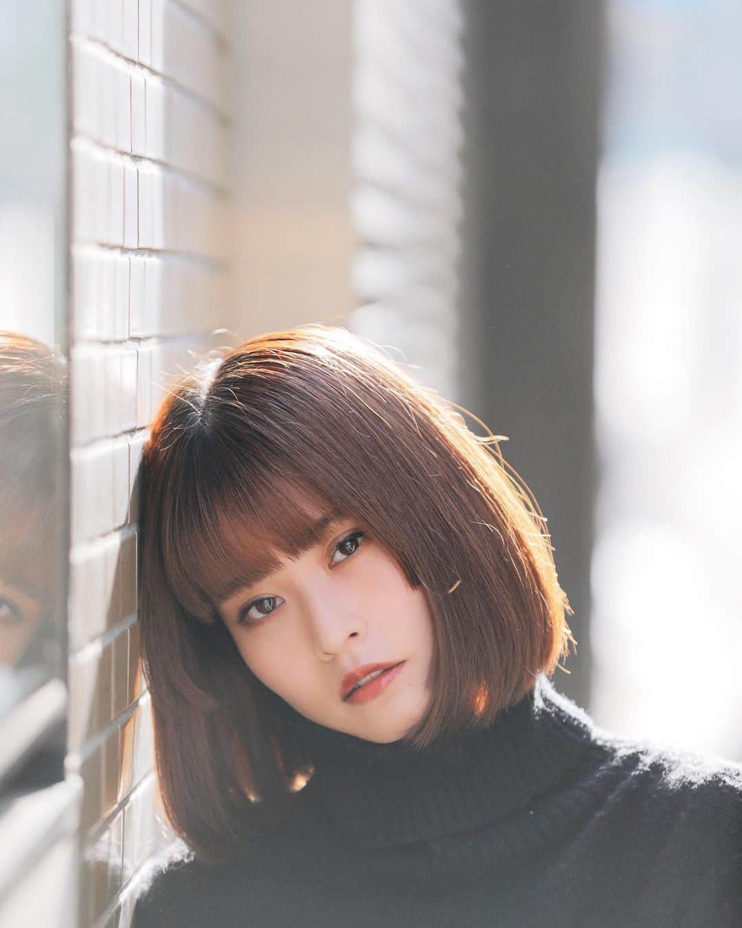Cazumaxのインスタグラム：「Model: @_rncn950805  Hair&Make-up: @tubasakase  #オペラリップティント  #冬の韓国の9時45分っぽい光#全然日本」