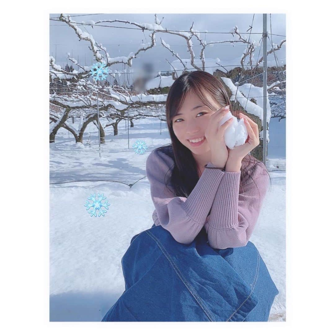 栗山梨奈さんのインスタグラム写真 - (栗山梨奈Instagram)「ばあ⛄️」1月10日 16時17分 - krn_hkt48