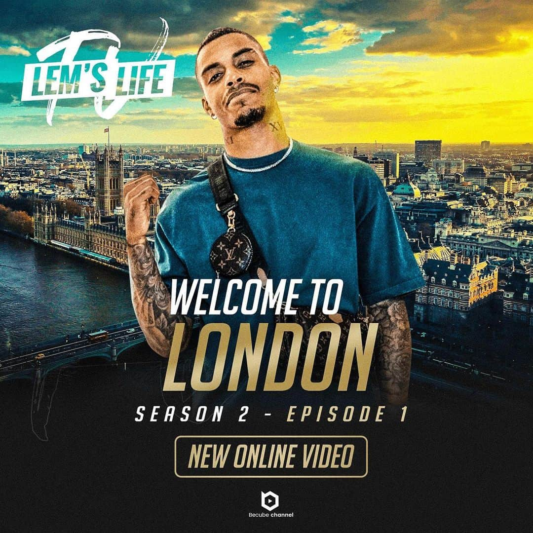 マリオ・レミナのインスタグラム：「Here we go ! 🤘🏾 #LemsLife season 2 is here 🇬🇧  New episode online now 🖥 Link in my bio and story 📲  #lemslife #season2 #video #youtube #football #footballplayer」