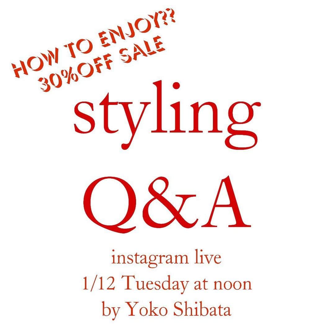 BORDERS at BALCONYのインスタグラム：「📣📣インスタライブ のお知らせ⬇️⬇️  ステイホームの3連休、楽しんでいますか？ ボーダーズ 公式オンライストアでは、期間限定の30%offセールが始まりました！  おかげさまでご注文をたくさんいただいております💦 お届けまでお時間をいただいてしまう場合もございますが、順次配送手配をいたしますので今しばらくお待ちくださいませ🙇‍♀️🙇‍♀️  さて、まだまだ続く冬に今すぐ使えるものが盛りだくさんのセールですが、 せっかくの特別価格❗️セールだからこそ挑戦したい、カラーやデザインものってありますよね？？ そこでボーダーズ からのご提案です👀✨ 是非、挑戦して欲しいコーディネートを柴田自らご紹介！ 私物のアイテムも交えて、皆様からのご質問にお答えする形でご紹介させていただこうと思います💡  ご質問はストーリーズの質問BOXからくださいませ🤍🖤🤍  #bordersatbalcony #ボーダーズアットバルコニー #柴田陽子」