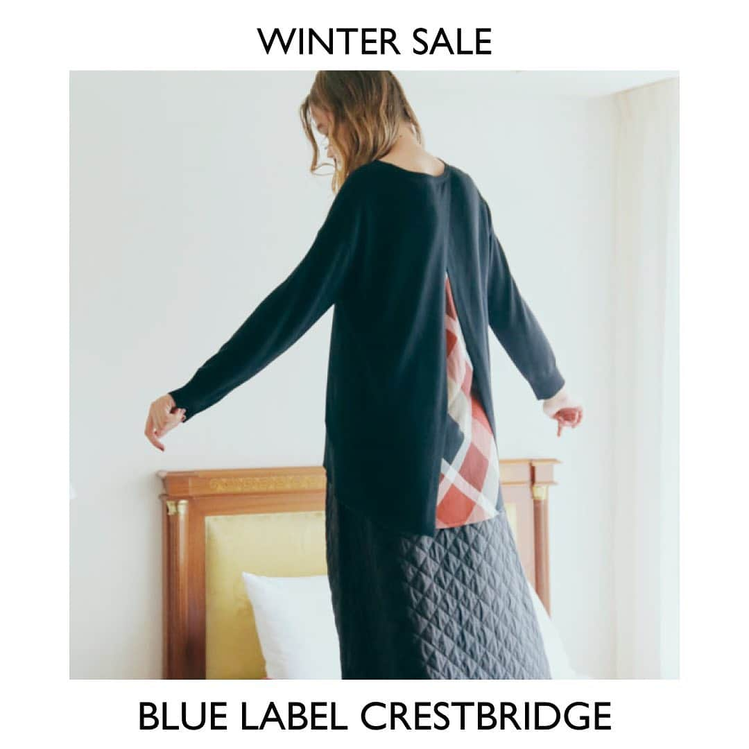 bluelabel/blacklabel cbさんのインスタグラム写真 - (bluelabel/blacklabel cbInstagram)「﻿ WINTER SALE対象アイテム﻿ "クレストブリッジチェックパーシャルチュニックニット"﻿ ﻿ 後身頃にスリットが入ったニット。﻿ スリットからクレストブリッジチェックが軽やかにゆれて見えるバックコンシャスなデザイン。﻿ ﻿ #ブルーレーベル﻿ #ブルーレーベルクレストブリッジ ﻿ #bluelabel﻿ #bluelabelcrestbridge﻿ #クレストブリッジ﻿ #crestbridge﻿ #セール #ニット #チェック﻿ ﻿」1月10日 19時56分 - blueblackcb