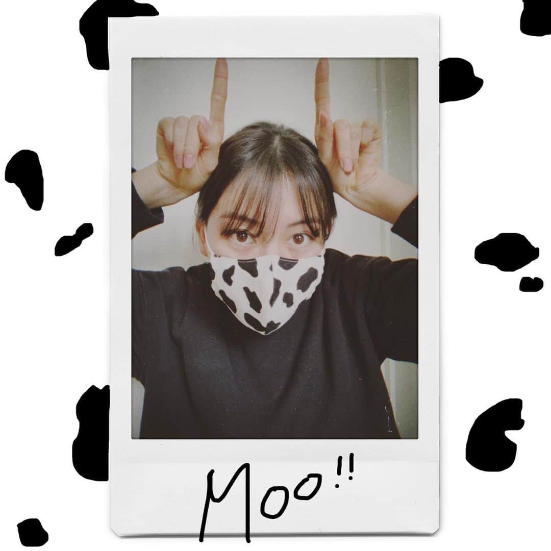 金井美樹 さんのインスタグラム写真 - (金井美樹 Instagram)「#mask #moo #🐄」1月10日 20時02分 - kanaimikitea