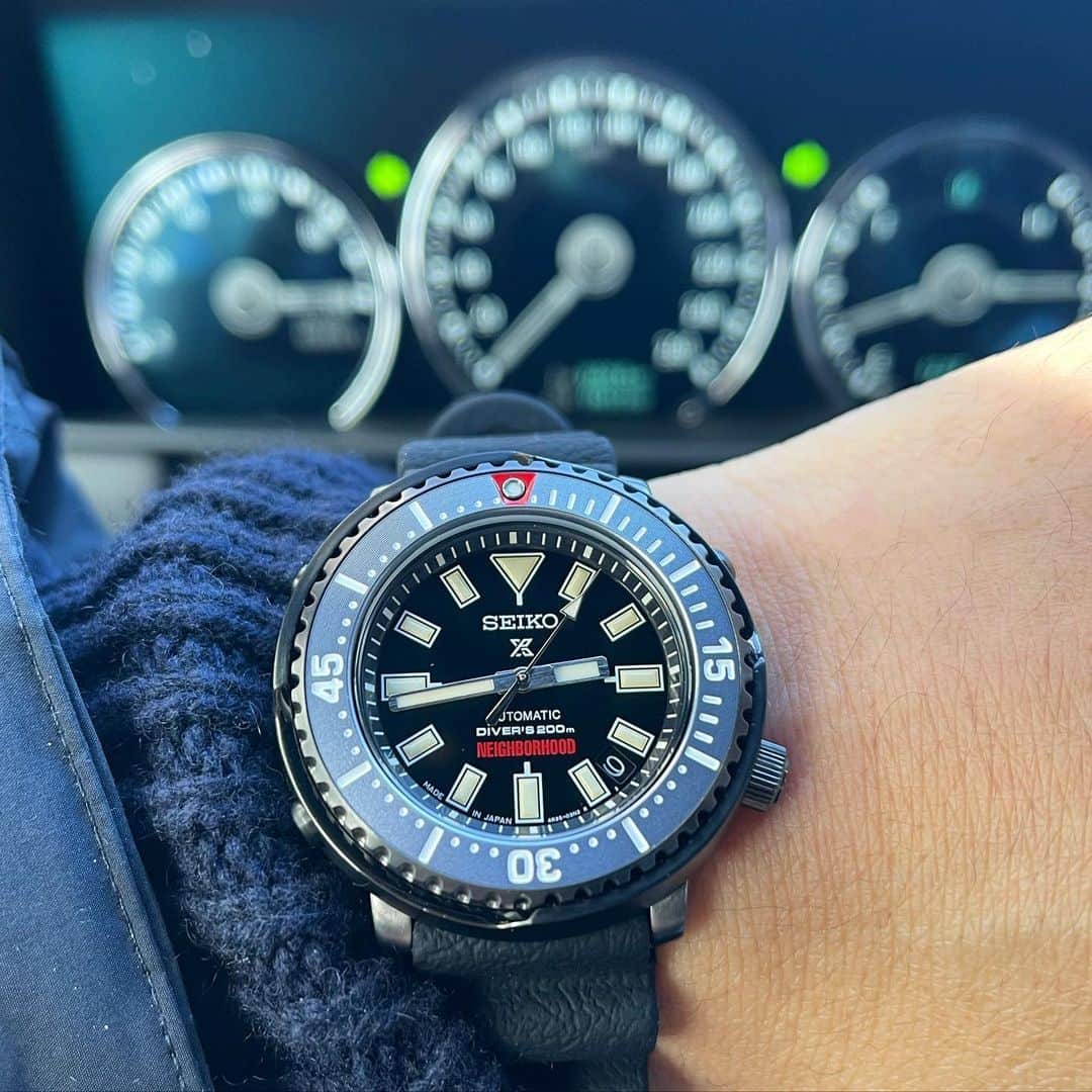 のインスタグラム：「CRAFT WITH PRIDE. @seikowatchjapan  @neighborhood_official  #seikodiver  #seikowatch  #prospex  #japanquality #craftwithpride  #limitededition」