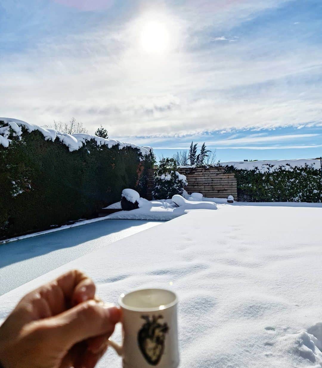 ルイス・ハビエル・ガルシア・サンスのインスタグラム：「" At the end of the Storm, Is a golden Sky " Let me share with you, this amazing postcard from this Morning. Has been crazy to see what happened in Madrid the last couple of days.  #Winter #Madrid #2021」
