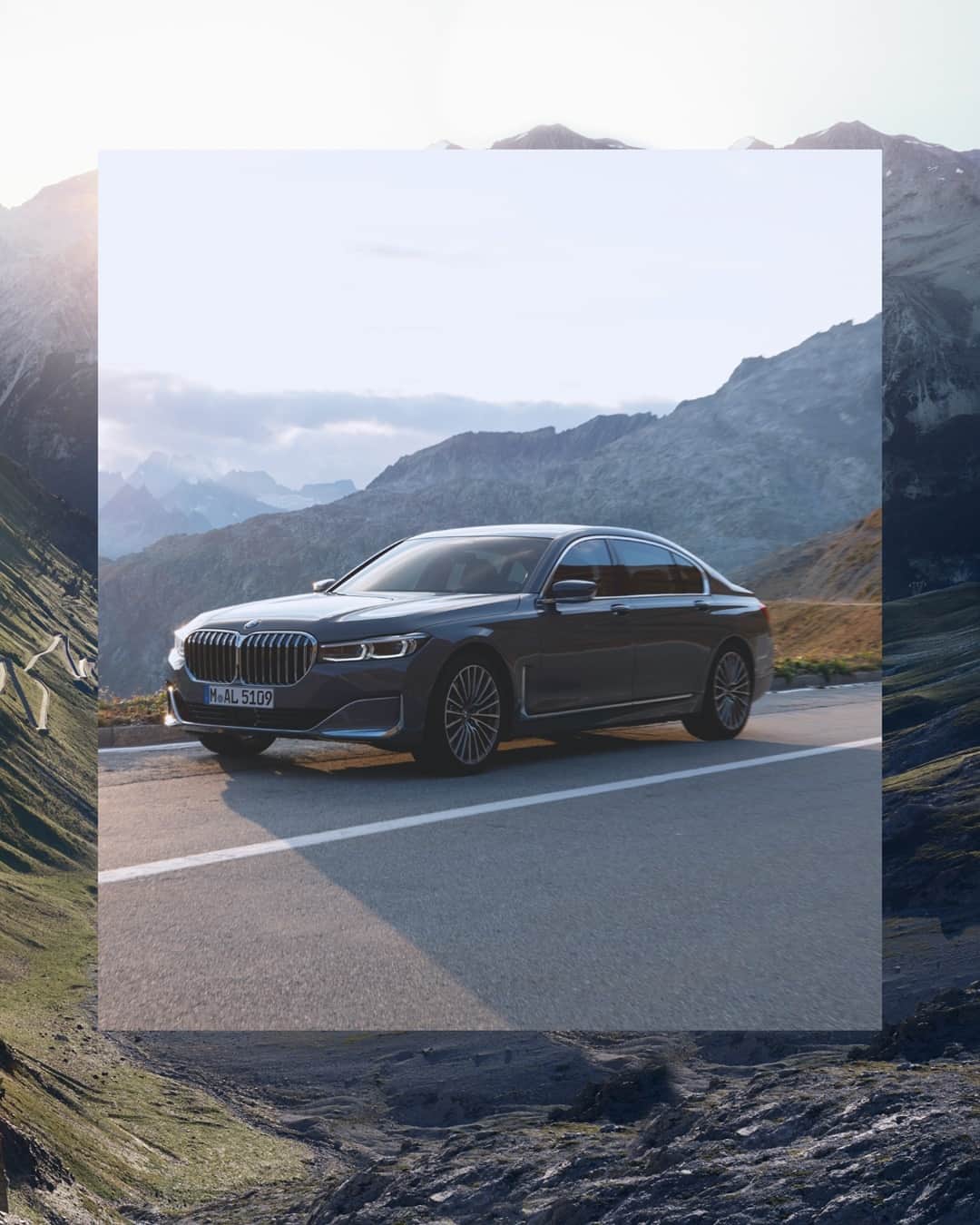 BMWのインスタグラム：「Taking luxury to new heights. The BMW 7 Series. #THE7 #BMW #7Series」