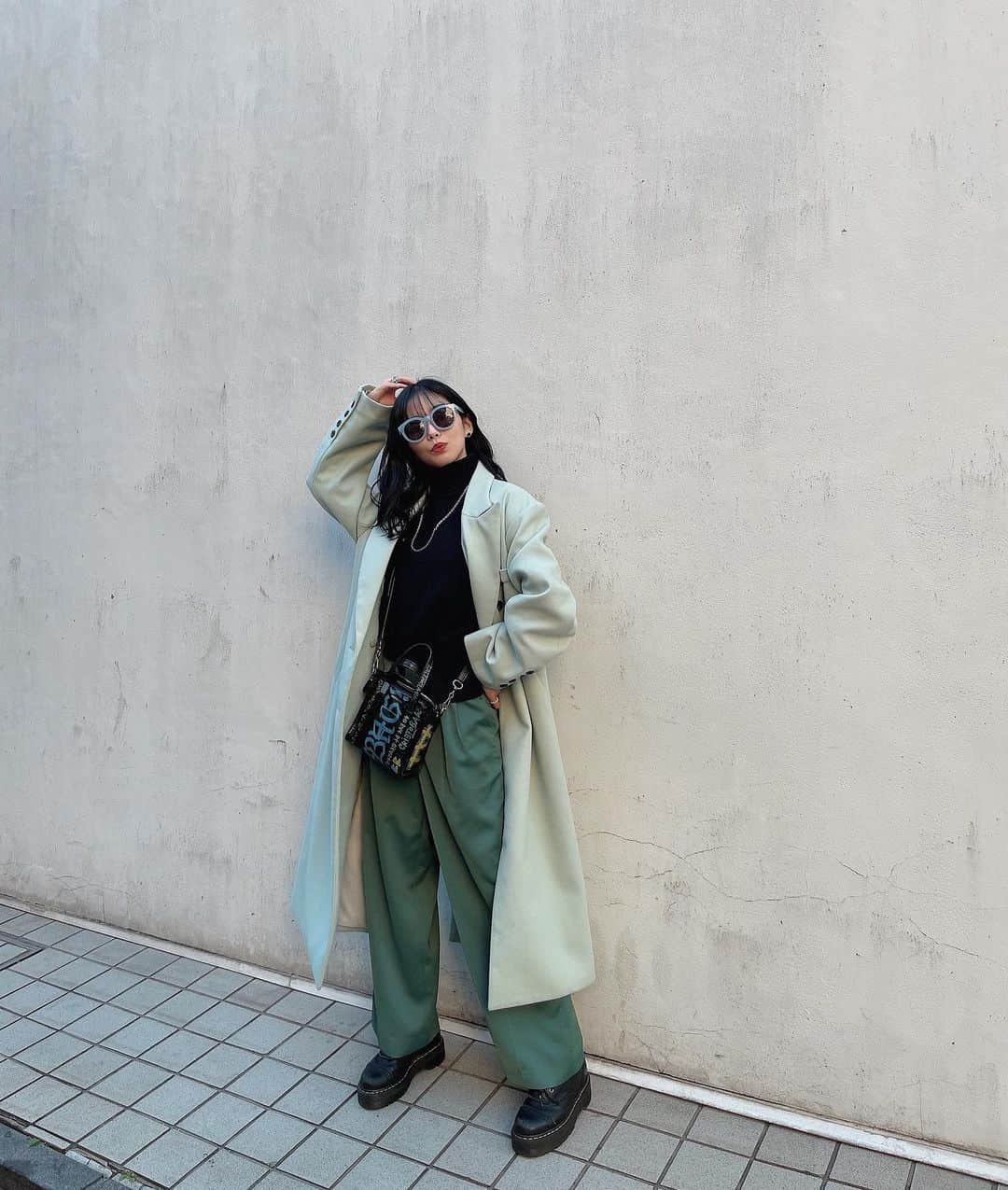 前沢海友さんのインスタグラム写真 - (前沢海友Instagram)「いつかの私服🤍 ㅤㅤㅤㅤㅤㅤㅤㅤㅤㅤㅤㅤㅤ 最近同系色コーデ好きなマエザワです👔🧦💚 今日もお疲れ様でした。 ㅤㅤㅤㅤㅤㅤㅤㅤㅤㅤㅤㅤㅤ #coodinate #instafashion #ootd #green #newpost #私服 #みんコーデ #ファッション #164cmコーデ #同系色コーデ」1月10日 21時46分 - maezawamiyu