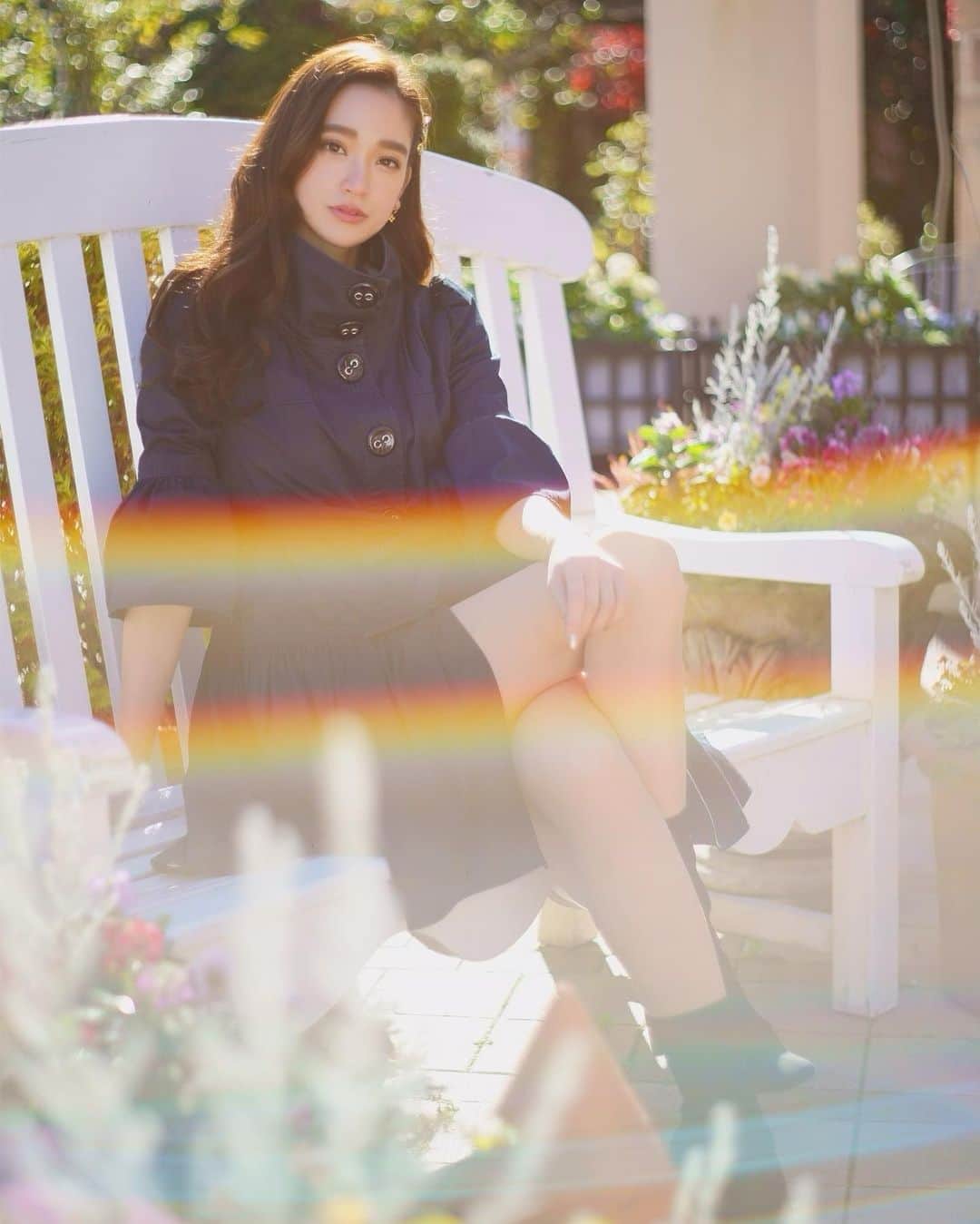 のインスタグラム：「🌈  #portrait #portraitphotography #photo #photoshoot #shooting #burberry #ポートレート」