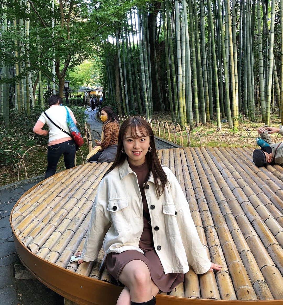 我妻美月のインスタグラム：「おでかけしたいよーー😕 沖縄とかあったかい所いきたいなあ！ ． ． ． #静岡#修善寺#たびすたぐらむ#ootd」