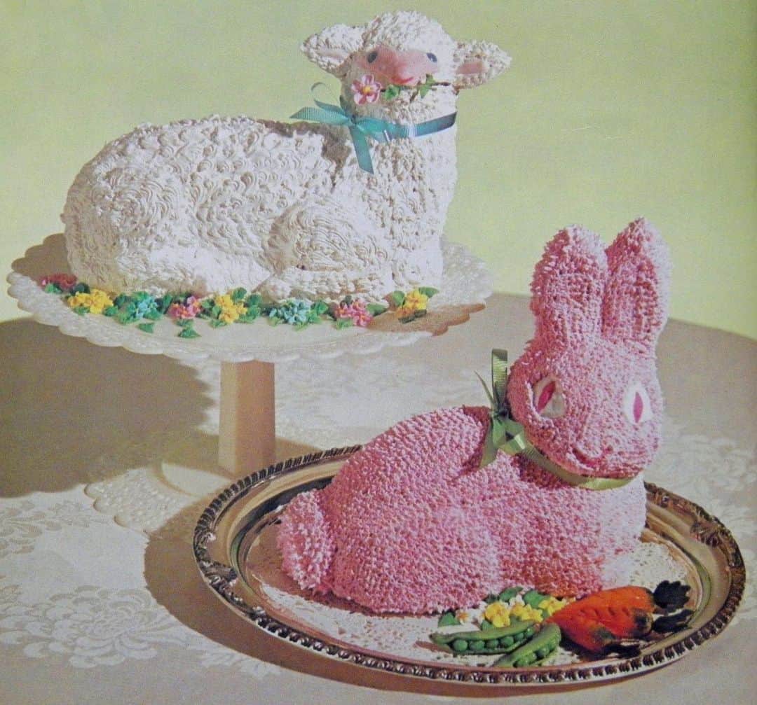 オランピアルタンのインスタグラム：「Not #OLTbakery but I could try...! 🐑🐰💕 #animalcakes #shouldi?」