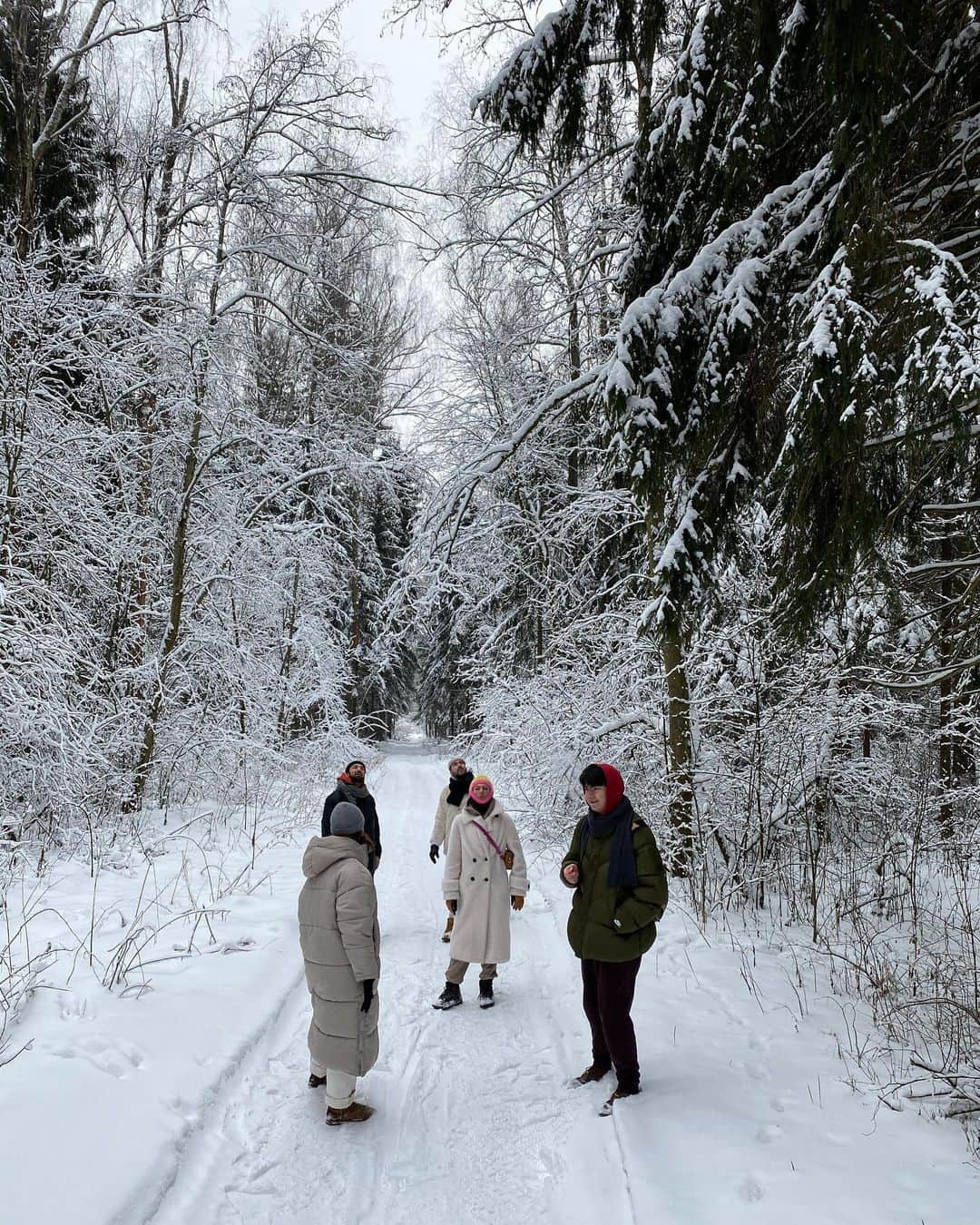 アンジェリーナ・ダニロヴァさんのインスタグラム写真 - (アンジェリーナ・ダニロヴァInstagram)「Listen to the forest. Crisp snow, birds singing, trees talking to each other. Winter wonderland in Russia. We walked for 4 hours, wondering around like kids, loving the nature and enjoying ourselves regardlessly.❄️」1月10日 22時38分 - angelinadanilova