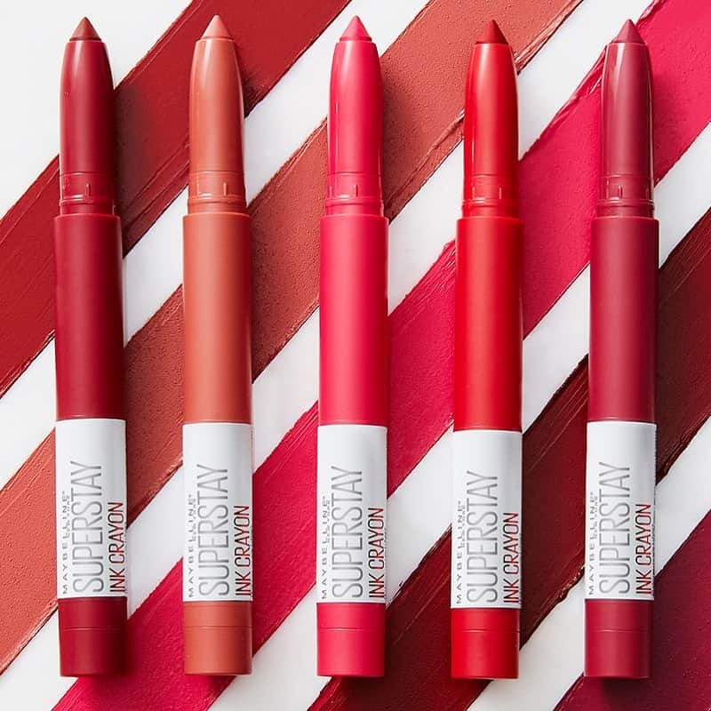 Maybelline New Yorkさんのインスタグラム写真 - (Maybelline New YorkInstagram)「What’s your favorite #superstayinkcrayon shade? Comment below! We love these lippies because they’re super comfortable and glide on for a pigmented & precise application!」1月10日 22時58分 - maybelline