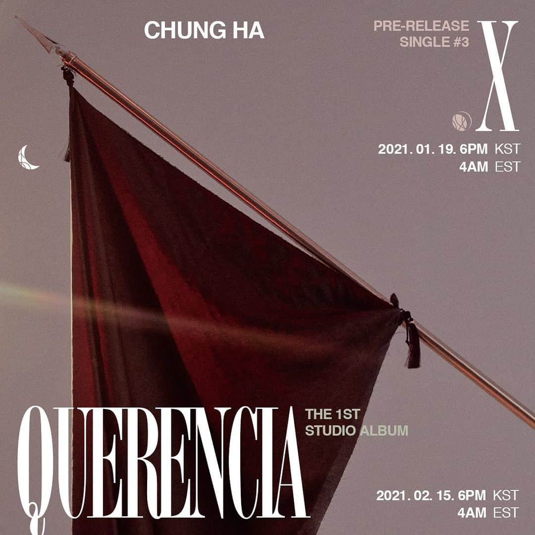 チョンハさんのインスタグラム写真 - (チョンハInstagram)「COMING SOON ⠀⠀⠀⠀⠀⠀⠀⠀⠀⠀⠀⠀⠀⠀⠀⠀⠀⠀⠀⠀⠀⠀⠀⠀⠀⠀⠀⠀⠀⠀⠀⠀⠀ #청하 #CHUNGHA #X #CHUNGHA_X #걸어온_길에_꽃밭_따윈_없었죠 #Querencia」1月11日 0時00分 - chungha_official