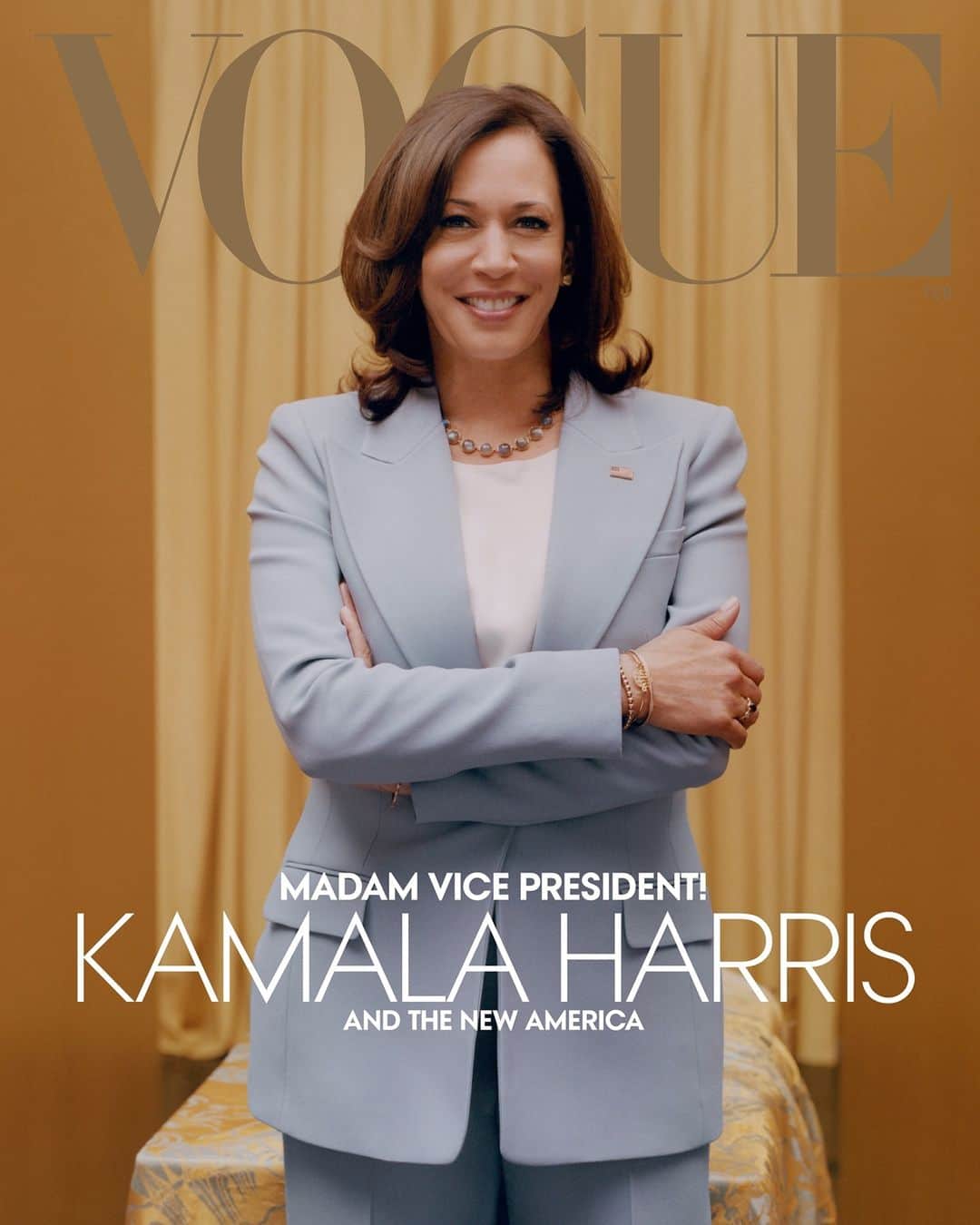 Vogueさんのインスタグラム写真 - (VogueInstagram)「“I always say this: I may be the first to do many things—make sure I’m not the last,” says Vice President-elect @kamalaharris. “I was thinking of my baby nieces, who will only know one world where a woman is vice president of the United States, a woman of color, a Black woman, a woman with parents who were born outside of the United States.”   Tap the link in our bio to read our full February cover story.  Digital cover photographed by @tylersphotos, sittings editor @gabriellak_j, set design by @frau.juliawagner, written by @aokeowo, Vogue, February 2021」1月11日 0時04分 - voguemagazine
