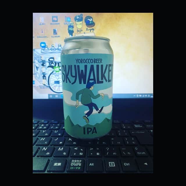 マントル一平さんのインスタグラム写真 - (マントル一平Instagram)「今日はこの方！！  いい名前！！  @yorocco_beer  #skywalker  #クラフトビール   @mangosteen_liquors」1月11日 0時10分 - mippei_