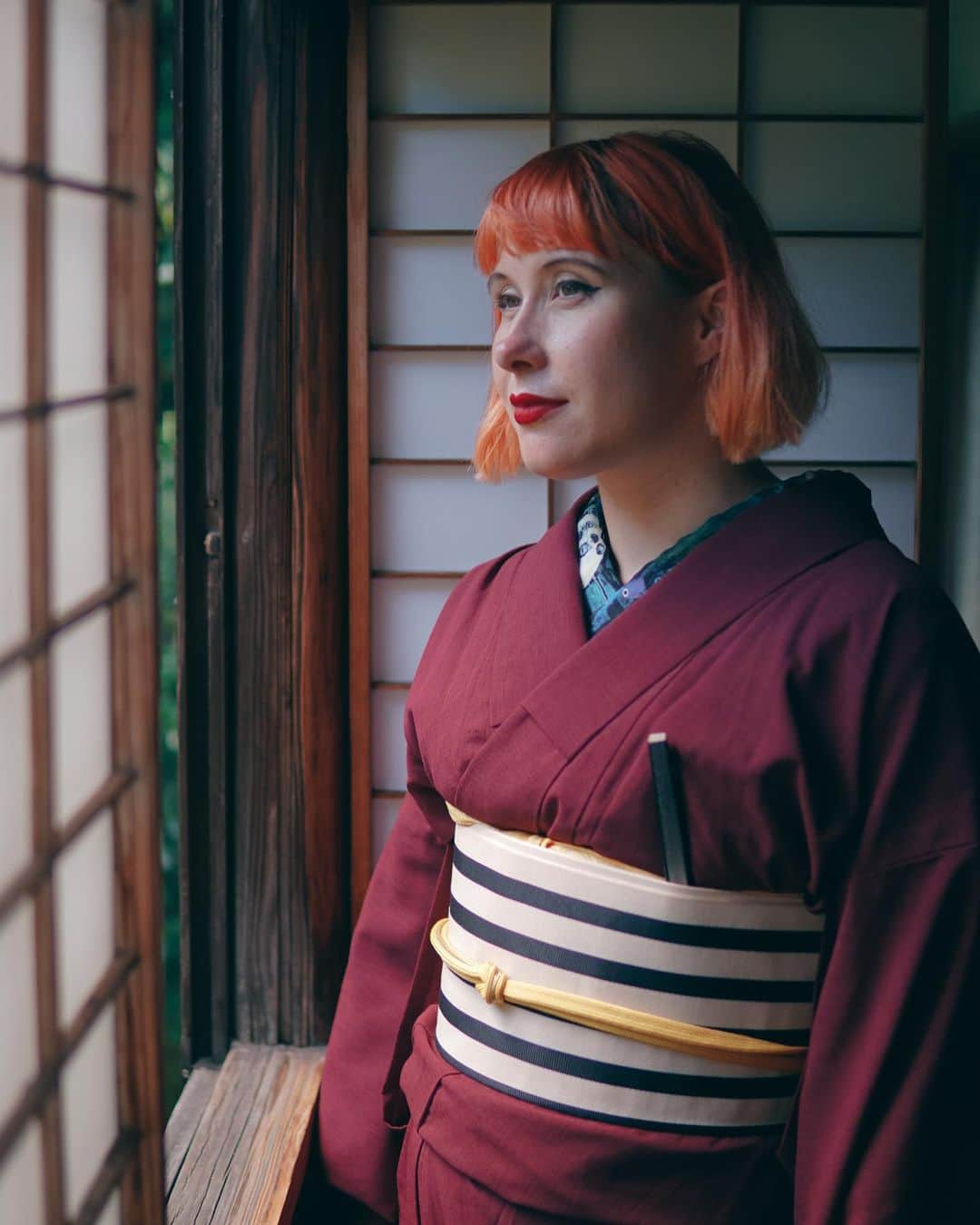 Anji SALZのインスタグラム：「Memories of warmer days in Kyoto 🏯⛩ And pre-baby life 😝 Now it’s cold and Covid spreading faster than ever... at least I don’t feel so bad about sitting home with a baby I guess 😆 夏の終わりの京都思い出💫 家で赤ちゃんの面倒ばかりみてるけど、コロナは大変増えてきた中、どうせどこにも行けないからねw」