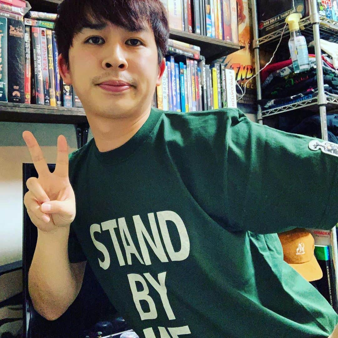 斉藤正伸（ジャガモンド）さんのインスタグラム写真 - (斉藤正伸（ジャガモンド）Instagram)「#映画Tシャツ #jetlink #standbyme #スタンドバイミー #ドラえもんの方じゃないよ @jetlinkmovie  #映画アイテム #映画グッズ #映画チンピラ #ジャガモンド #おまけの夜 #シネマンション #しゃべんじゃーず #デザイン泣ける」1月11日 0時25分 - mondmasa