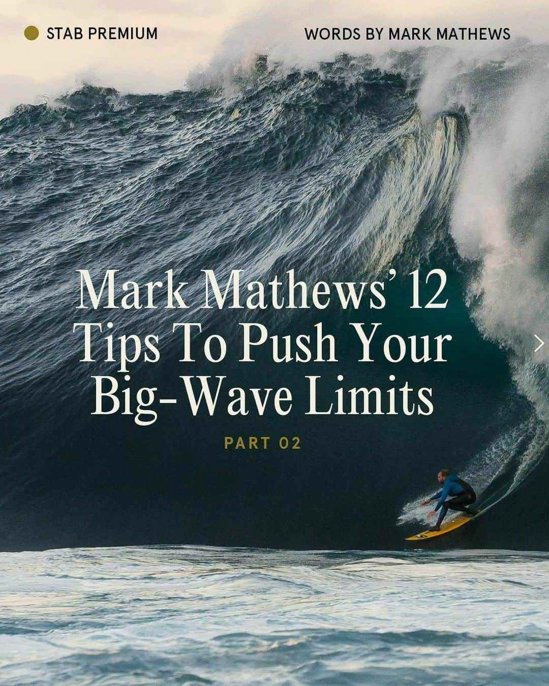 Surf Magazineさんのインスタグラム写真 - (Surf MagazineInstagram)「In the second installment of this 3-part series, @markmathewssurf delivers 5 more big-wave tips, and covers one of the most important but under appreciated elements of surfing — crowd / lineup management. (With bonus advice from @gerglong and @kai_lenny . ) Read now on Stab Premium.」1月11日 1時18分 - stab